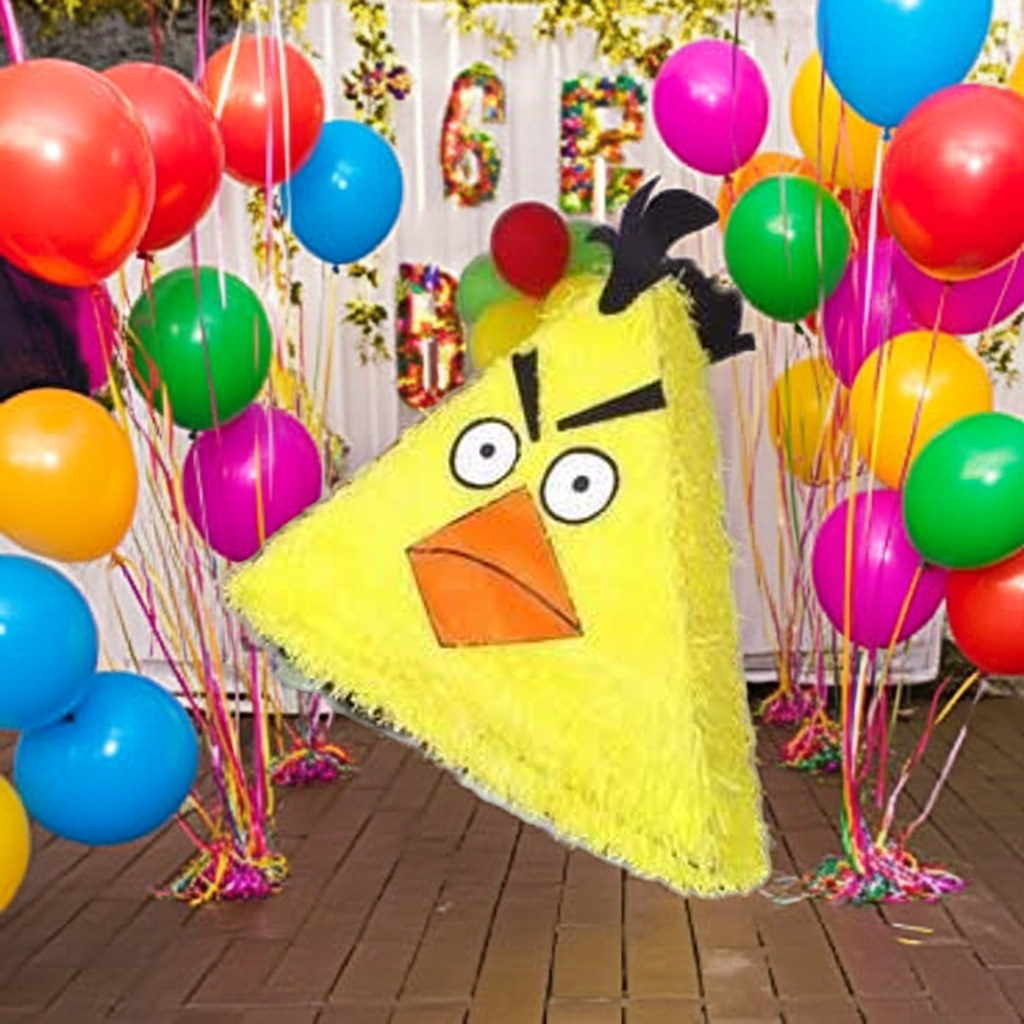 Yellow Bird Pinata