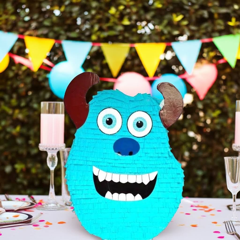 Blue Monster Pinata