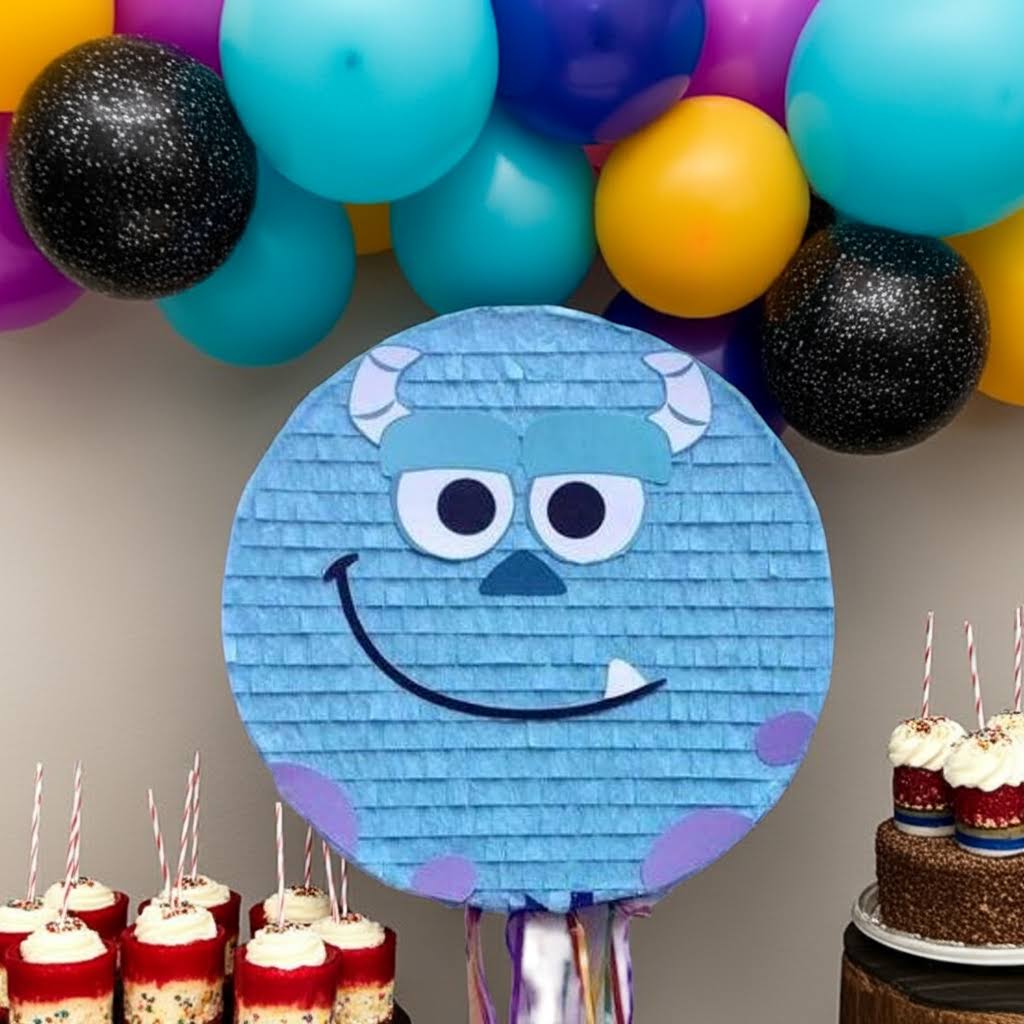 Blue Monster Pinata