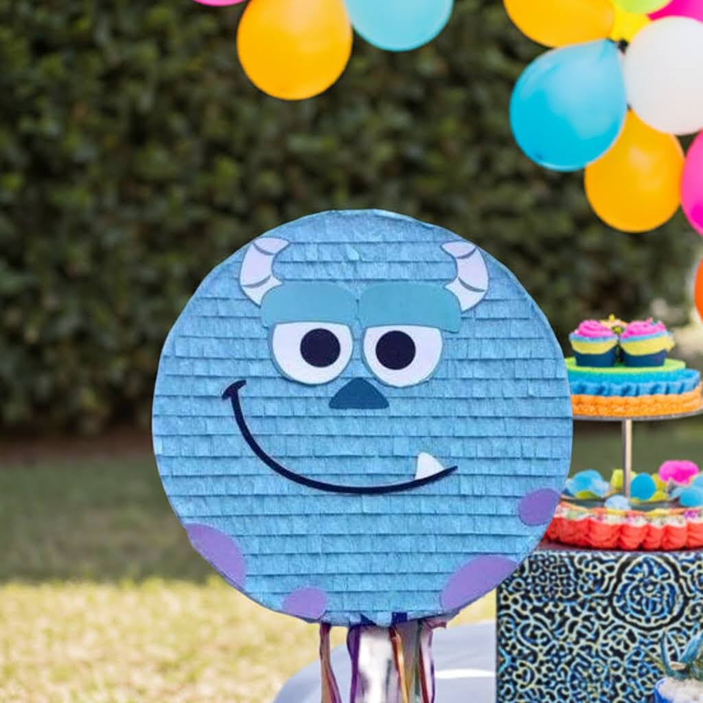 Blue Monster Pinata