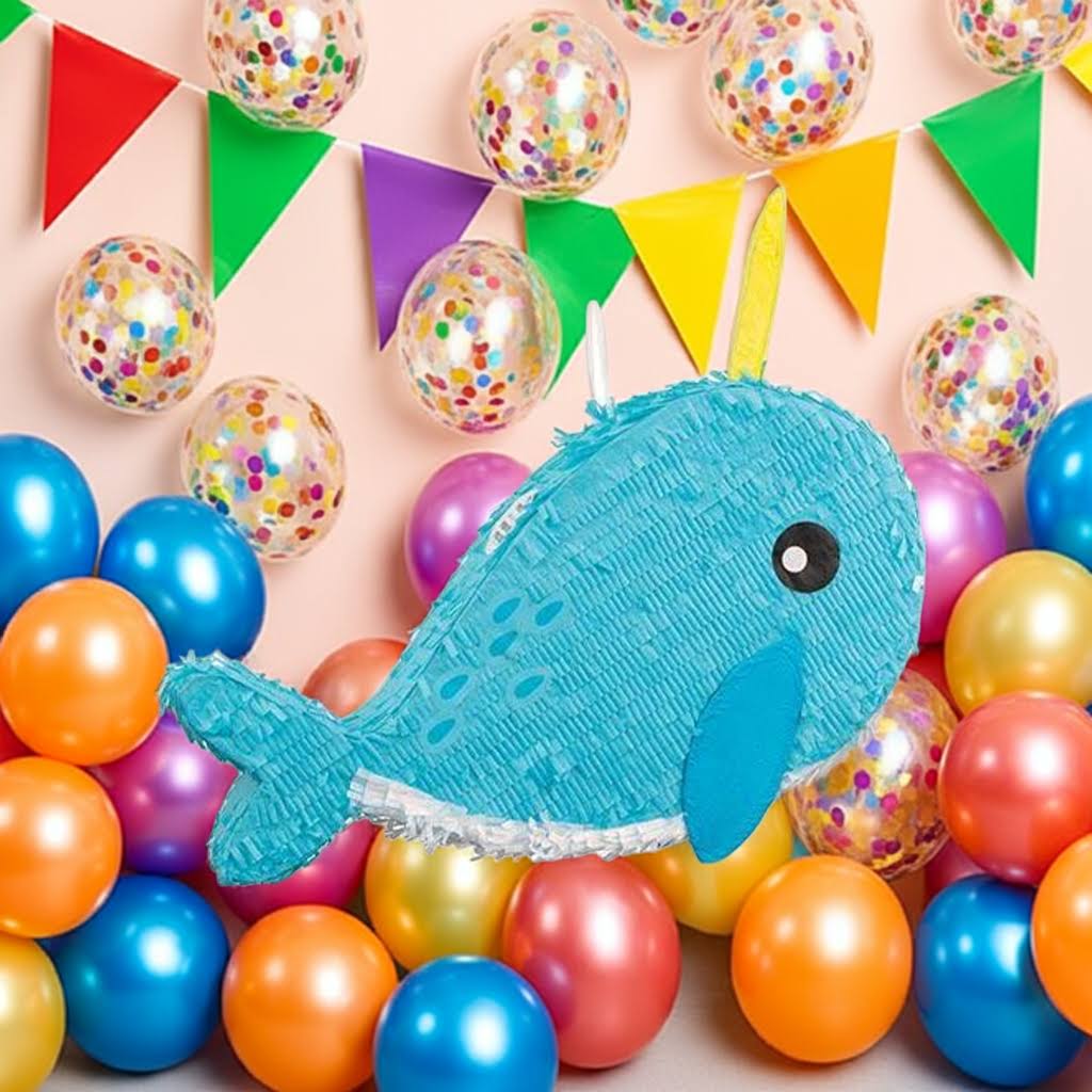 Whale/Narwhal Pinata